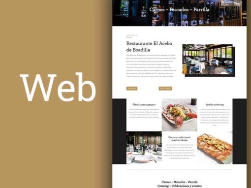WEB Restaurante El Acebo de Boadilla