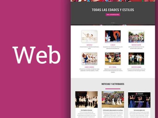 WEB Escuela de Danza Pilar Dominguez
